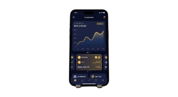 TrustBank Mobile Investment Dashboard